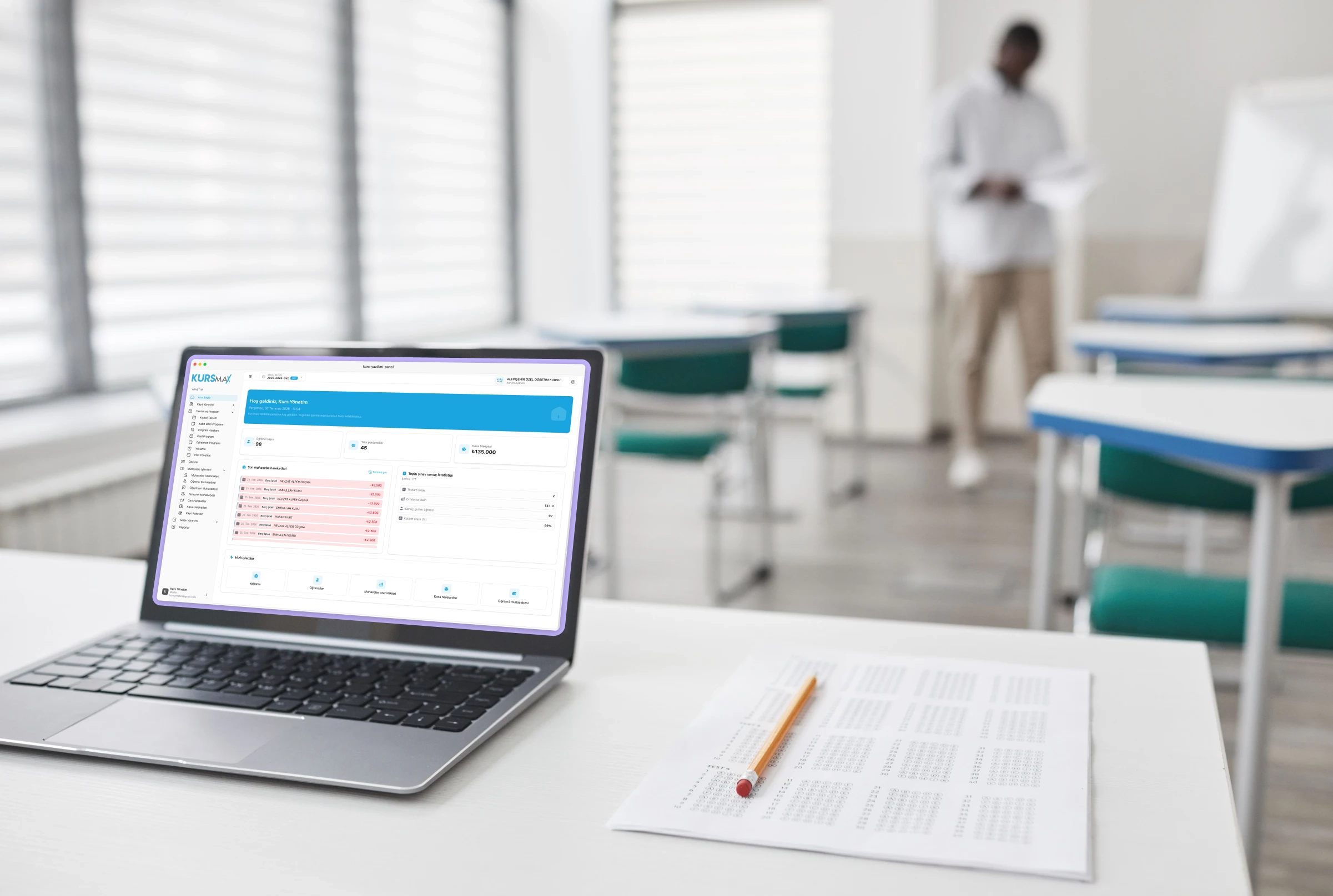 Kurs Yazılımı Özel Öğretim Kursu Kullanımı